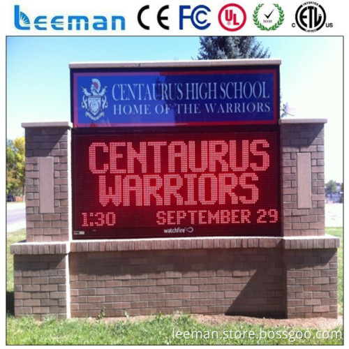 P10 White Outdoor 32x16 led display led outdoor / outdoor programmable led signs / p10 outdoor led display screen